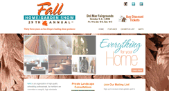 Desktop Screenshot of fallhomegardenshow.com